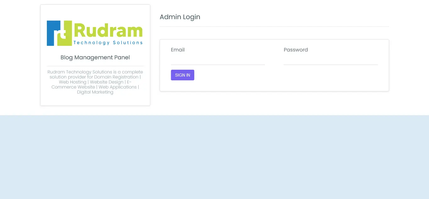 Blog Management Panel